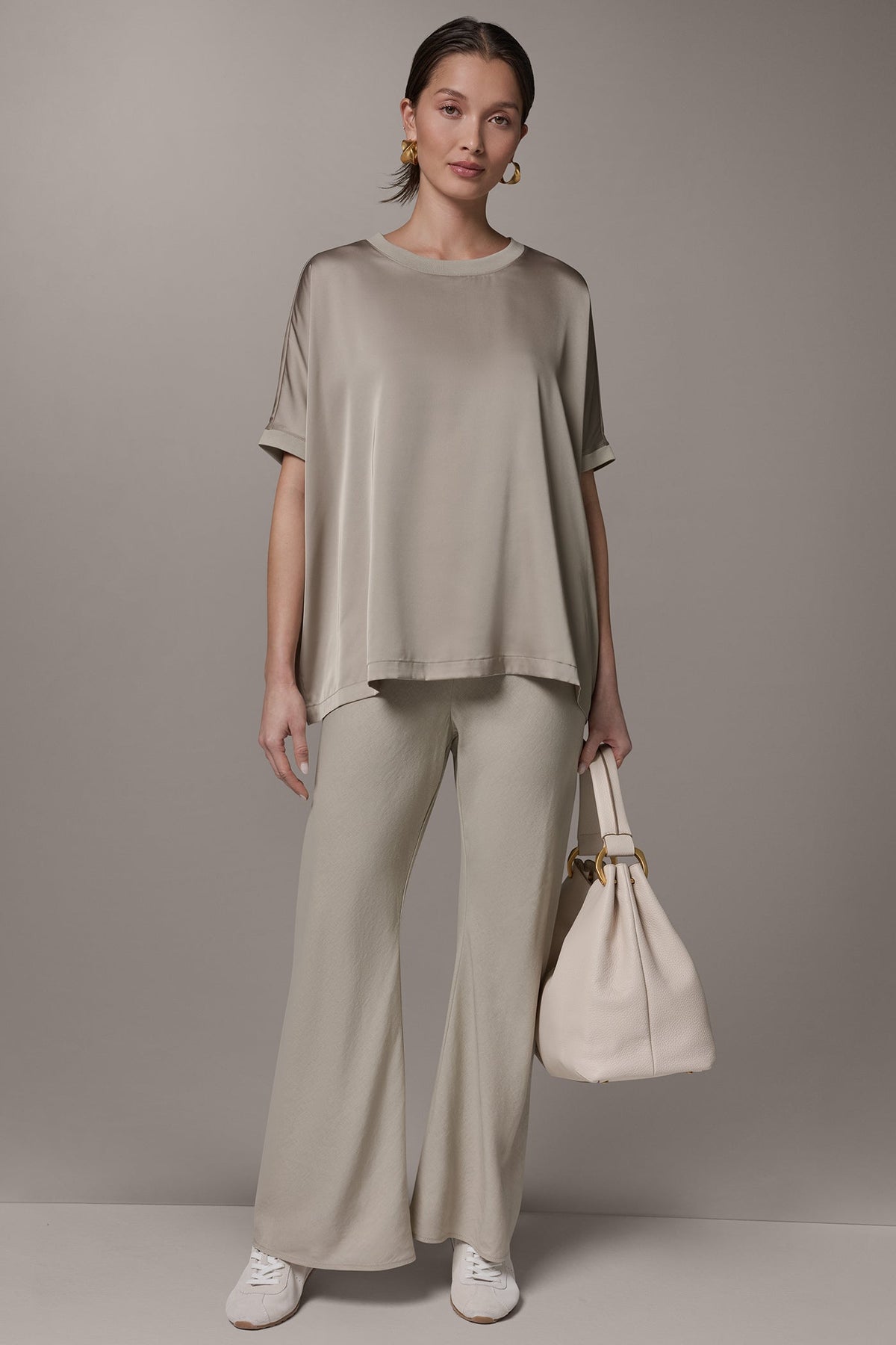 DOLMAN SLEEVE BLOUSE - Sandstone