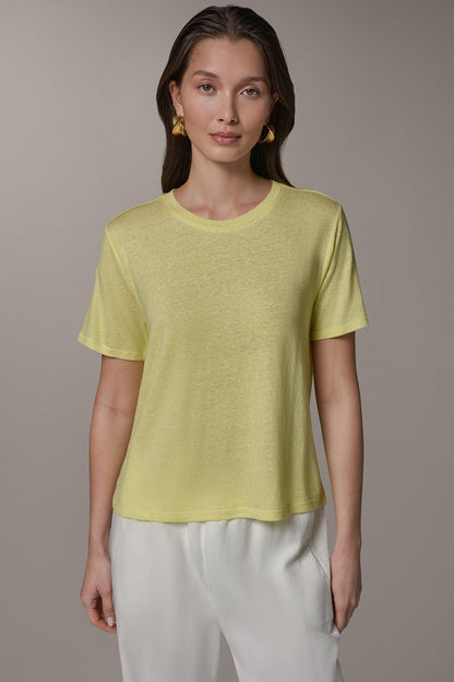 SHORT SLEEVE TEE - Limoncello