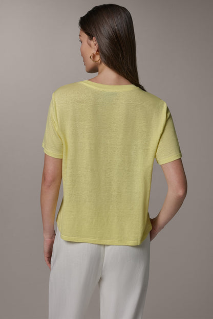 SHORT SLEEVE TEE - Limoncello