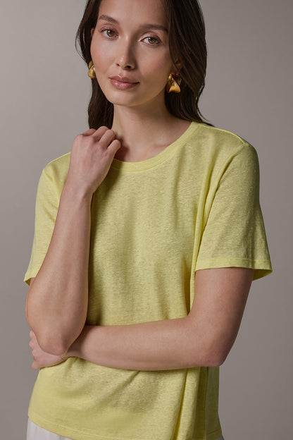 SHORT SLEEVE TEE - Limoncello