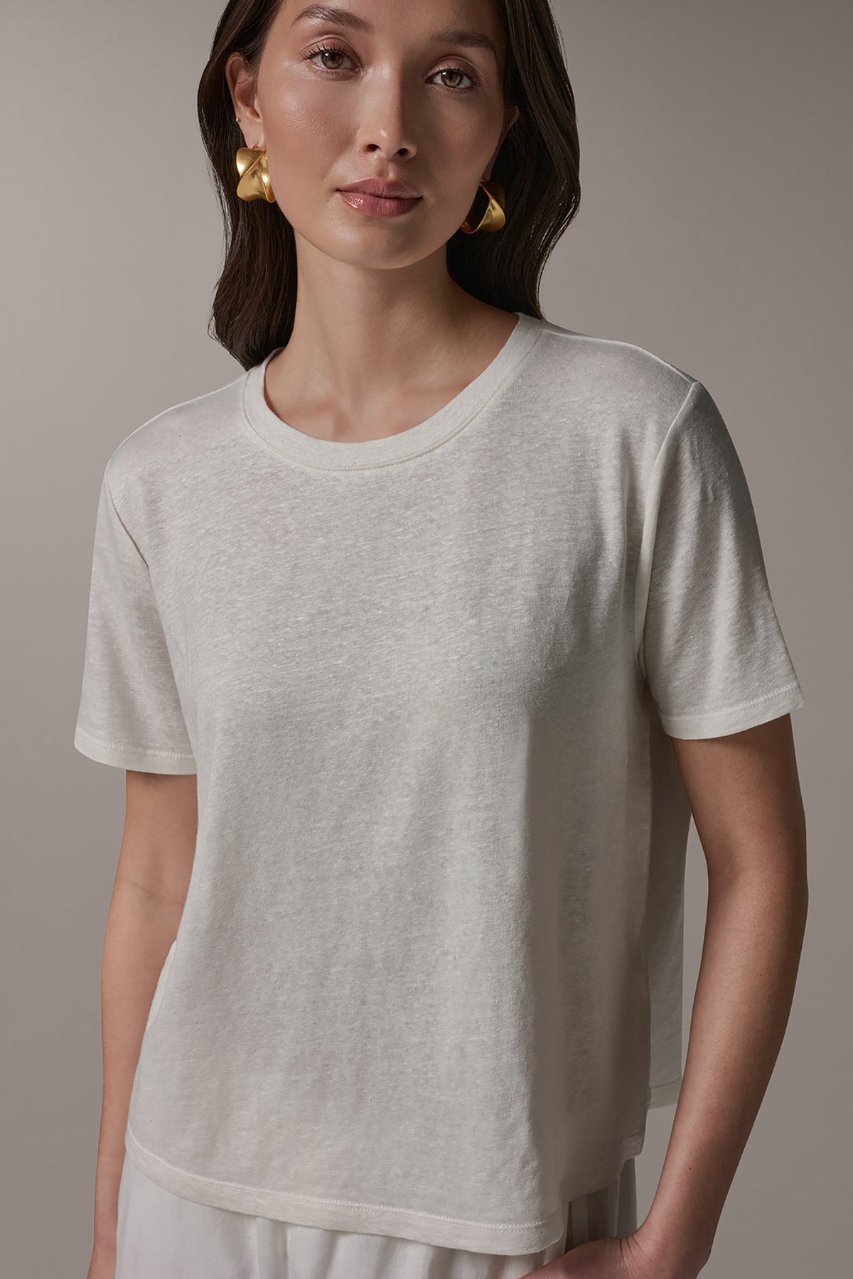 SHORT SLEEVE TEE - Cream