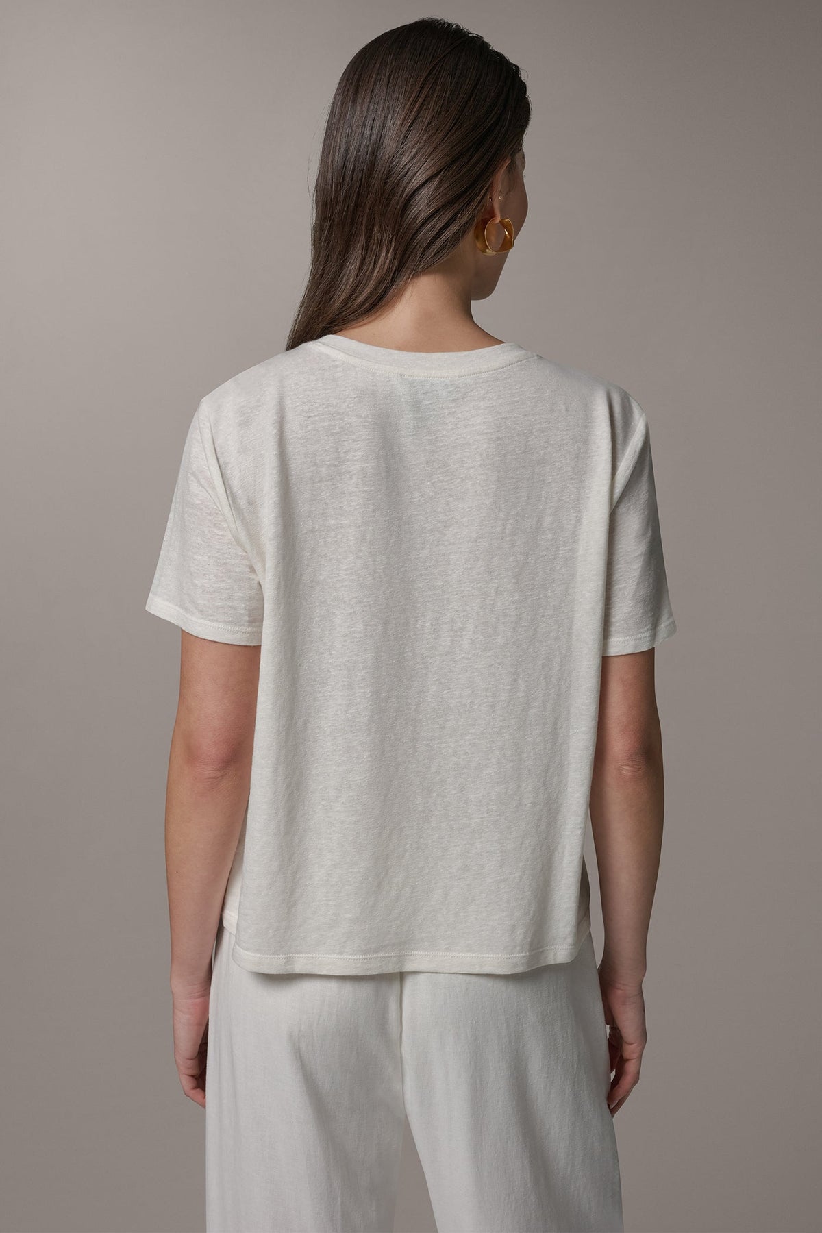 SHORT SLEEVE TEE - Cream