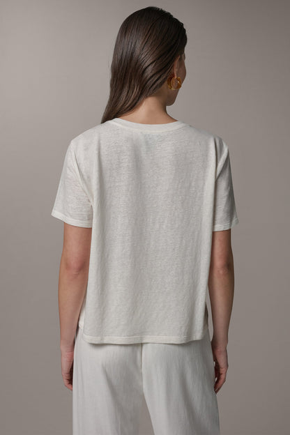 SHORT SLEEVE TEE - Cream