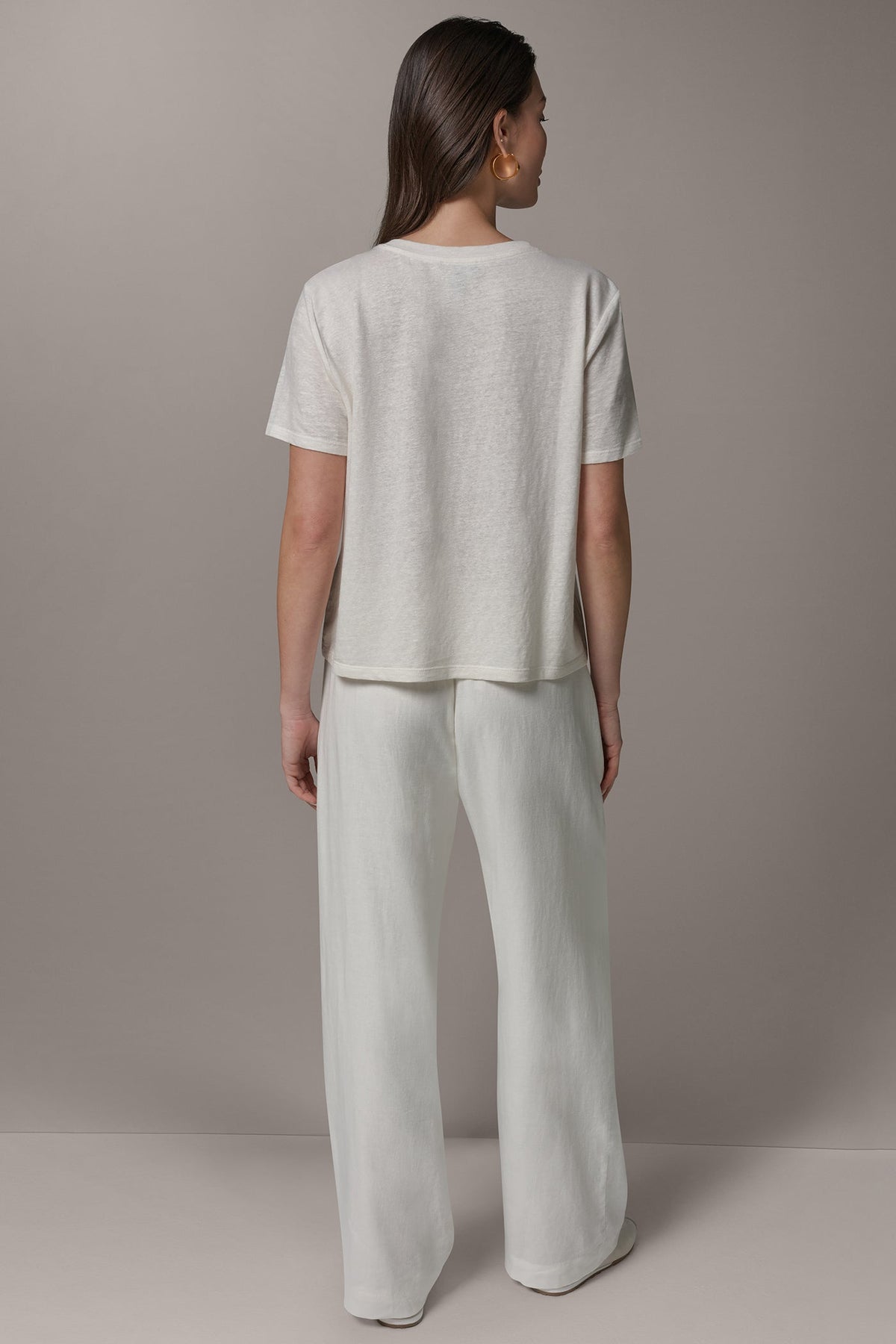 SHORT SLEEVE TEE - Cream