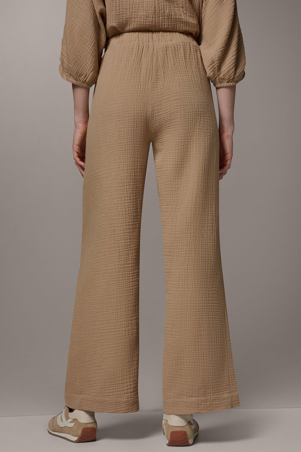MID-RISE STRAIGHT-LEG PANT - FAWN