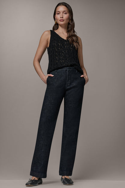 THE DONNA MID-RISE TROUSER JEAN - The Lacombe