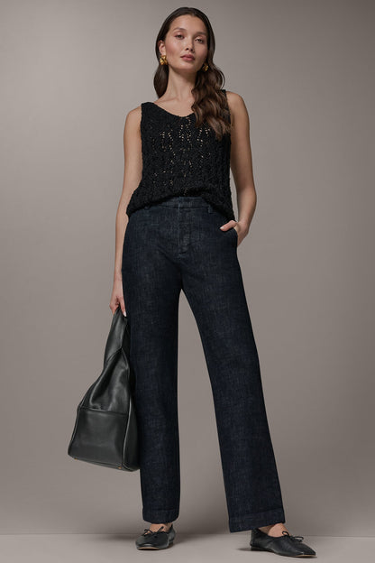 THE DONNA MID-RISE TROUSER JEAN - The Lacombe