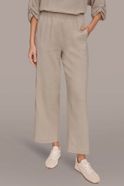 MID-RISE STRAIGHT-LEG PANT - Tuscan Grey