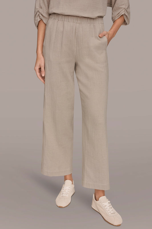 MID-RISE STRAIGHT-LEG PANT - Tuscan Grey