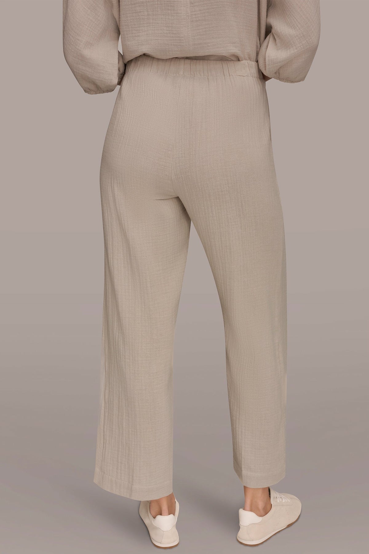 MID-RISE STRAIGHT-LEG PANT - Tuscan Grey