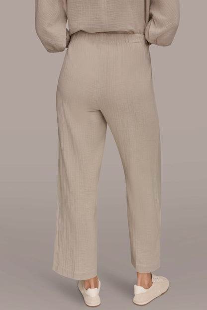 MID-RISE STRAIGHT-LEG PANT - Tuscan Grey