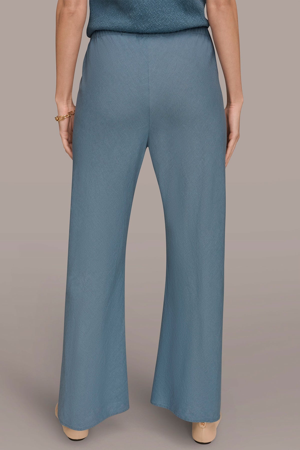 MID-RISE RELAXED ANKLE PANT - Washed Indigo