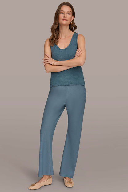MID-RISE RELAXED ANKLE PANT - Washed Indigo