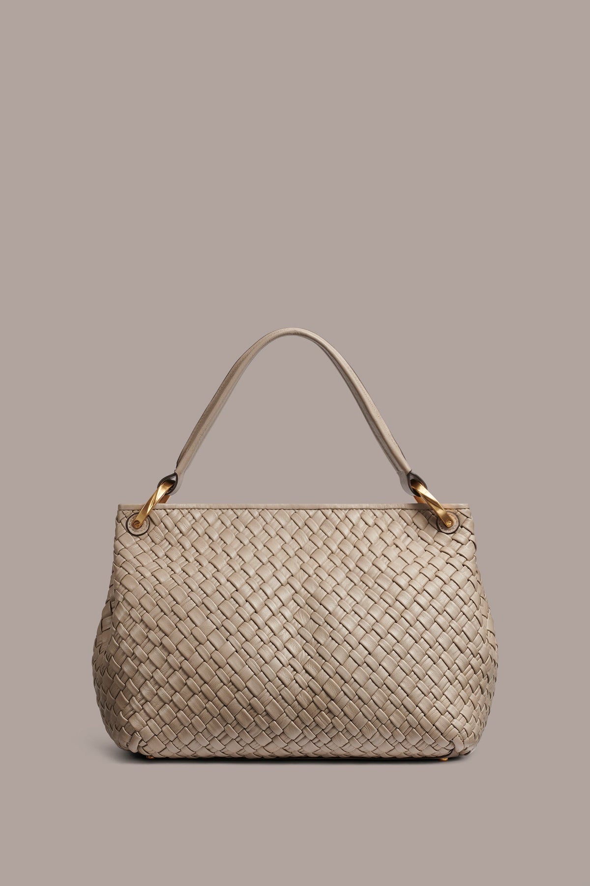 GLENWOOD WOVEN SHOULDER BAG - Moth