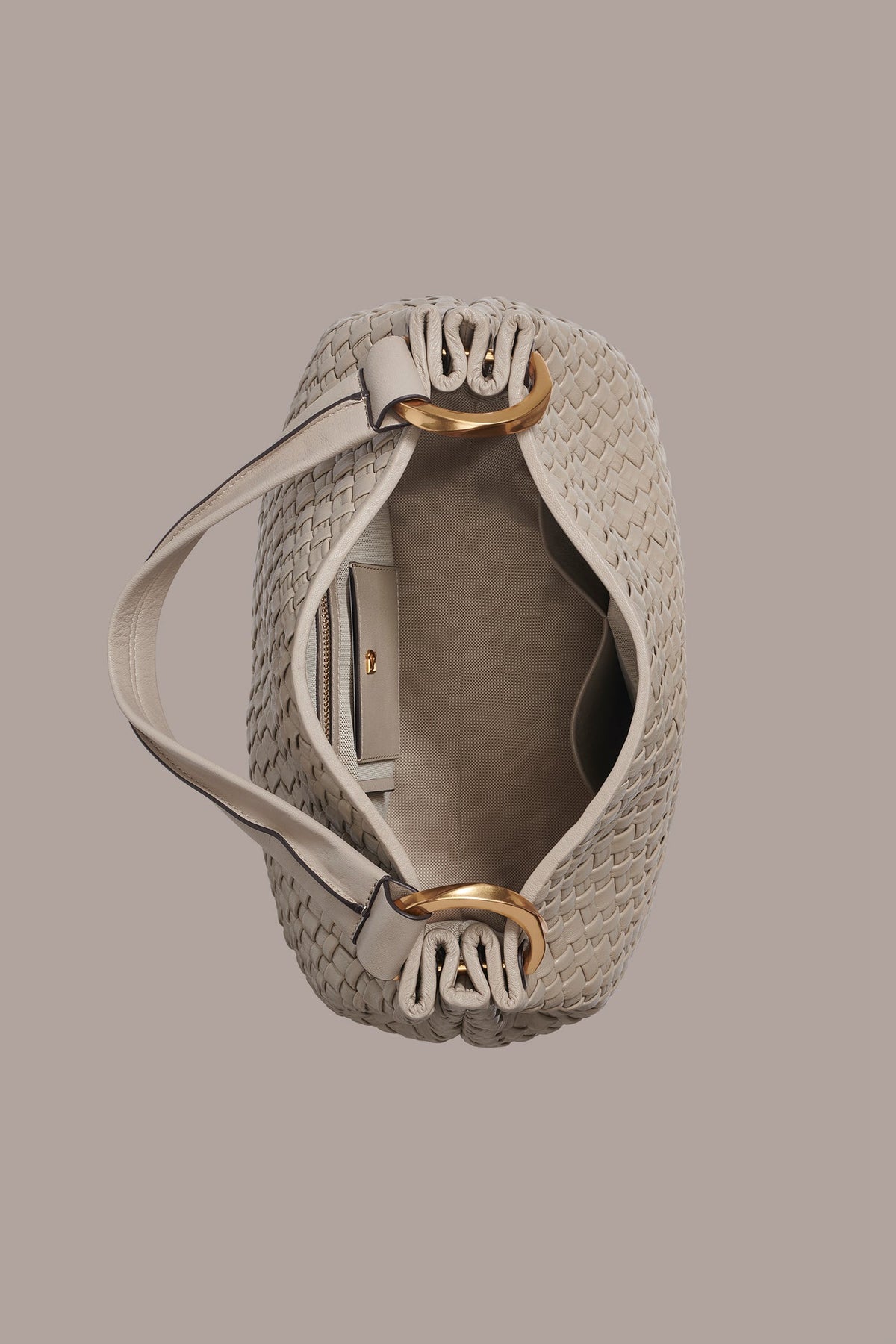 GLENWOOD WOVEN SHOULDER BAG - Moth