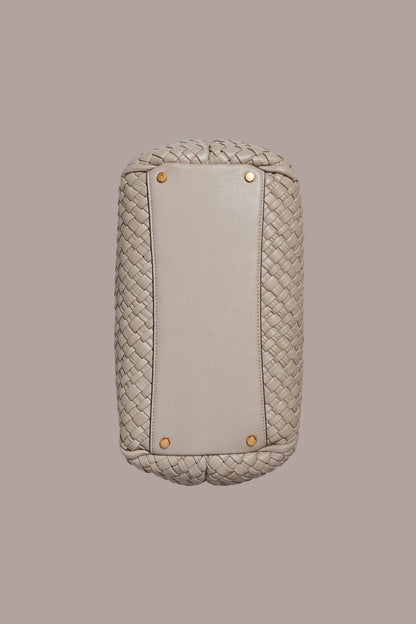 GLENWOOD WOVEN SHOULDER BAG - Moth