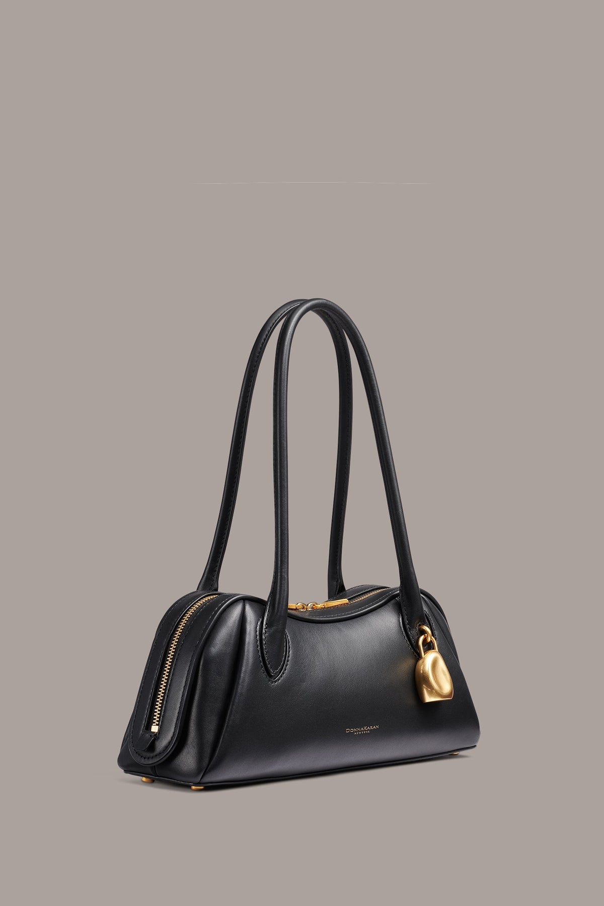 TERRY SHOULDER BAG - Black/Gold