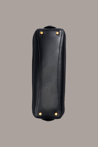 TERRY SHOULDER BAG - Black/Gold
