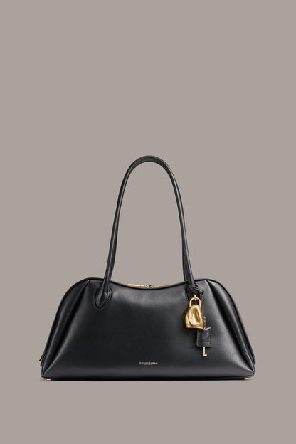 TERRY LARGE SHOULDER - Black / Gold