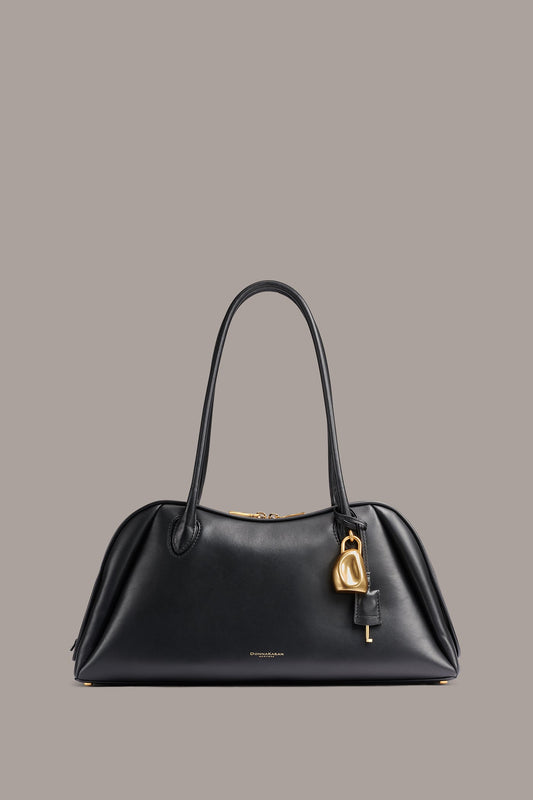 TERRY LARGE SHOULDER - Black / Gold