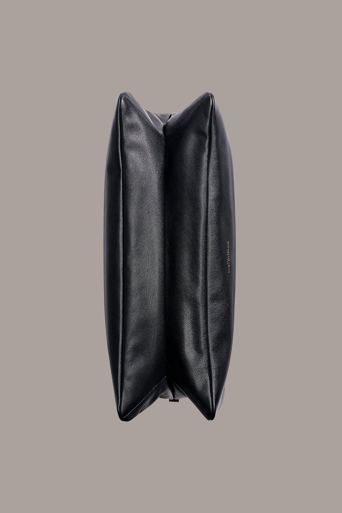 VELVET LARGE SHOULDER BAG - Black/Gold