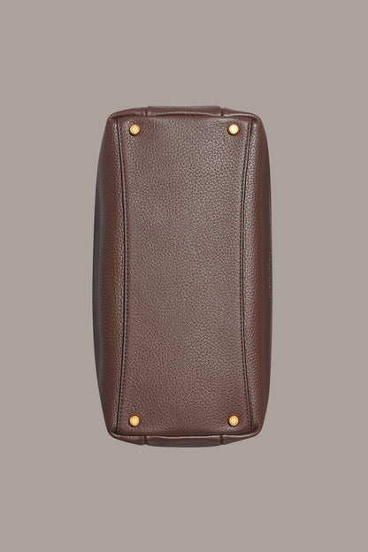 AMAGANSETT SATCHEL BAG - Umber