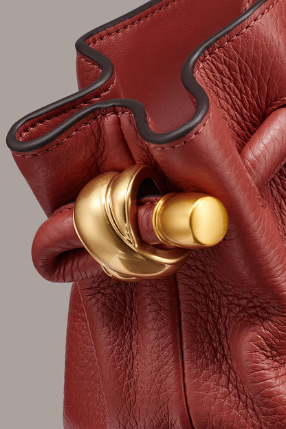 CASHMERE LEATHER CROSSBODY BAG - Sunbaked