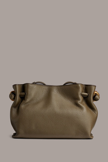 CASHMERE LEATHER CROSSBODY BAG - Capers