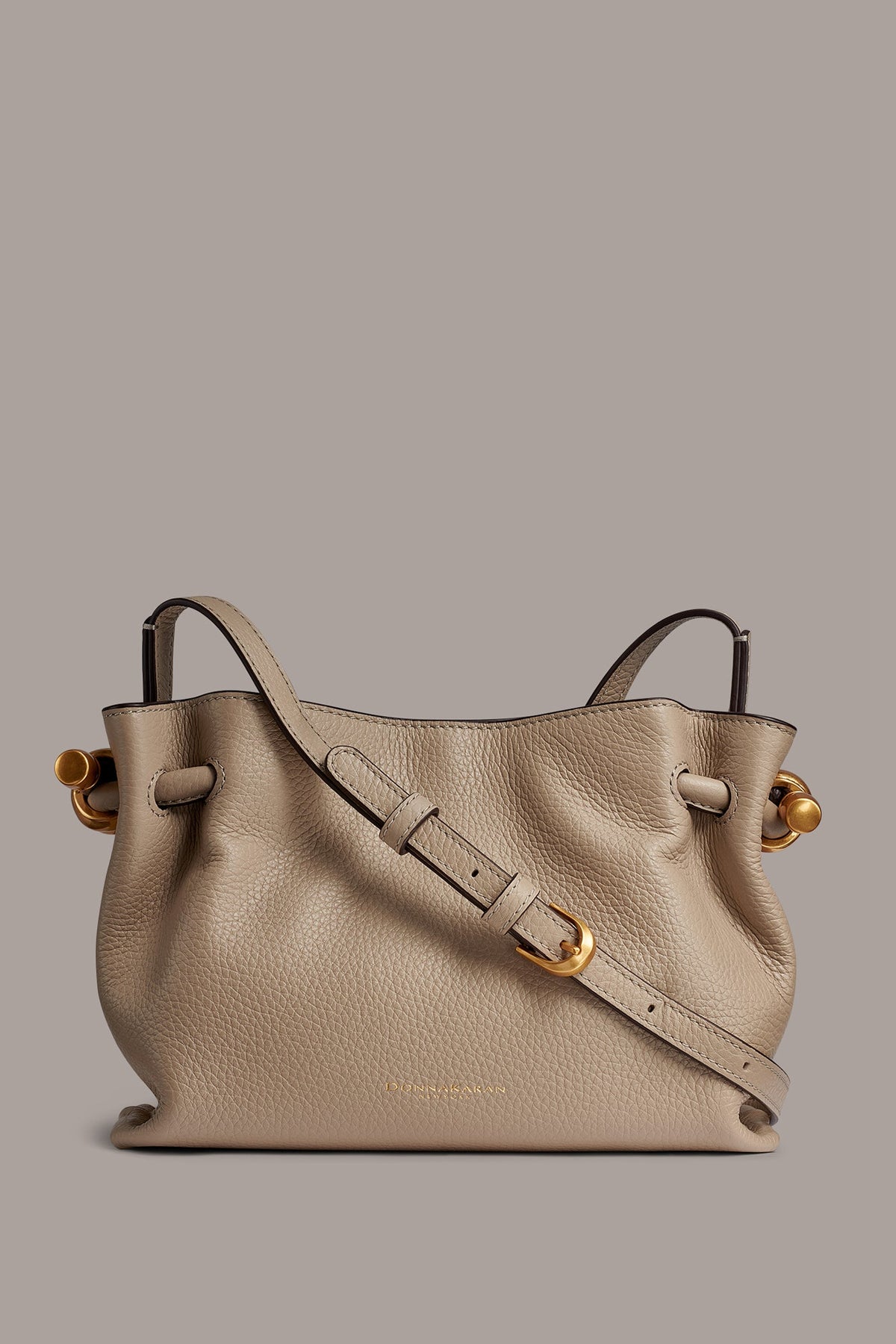 CASHMERE LEATHER CROSSBODY BAG - Moth