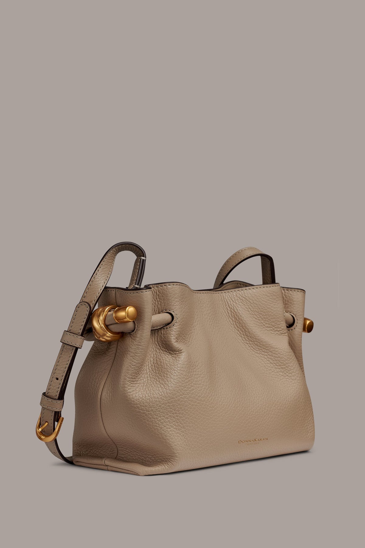 CASHMERE LEATHER CROSSBODY BAG - Moth