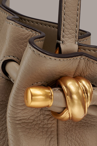 CASHMERE LEATHER CROSSBODY BAG - Moth