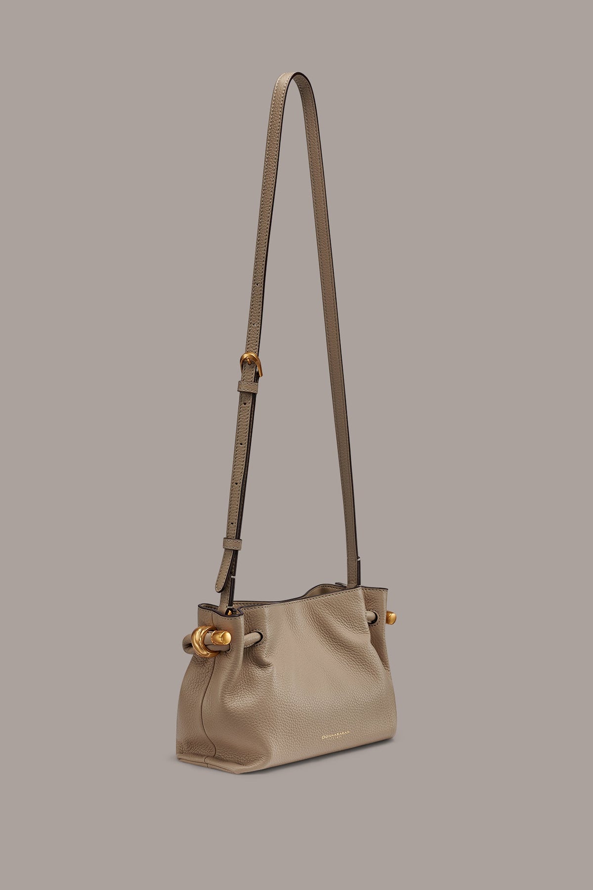 CASHMERE LEATHER CROSSBODY BAG - Moth