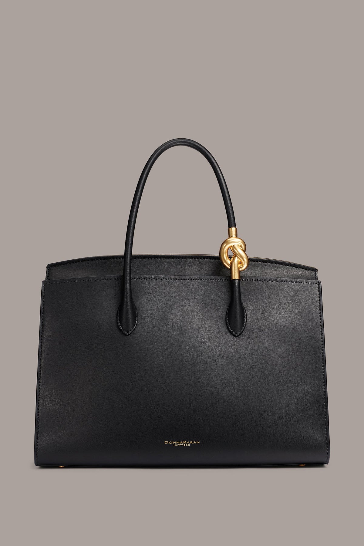 LODEN SATCHEL - Black / Gold