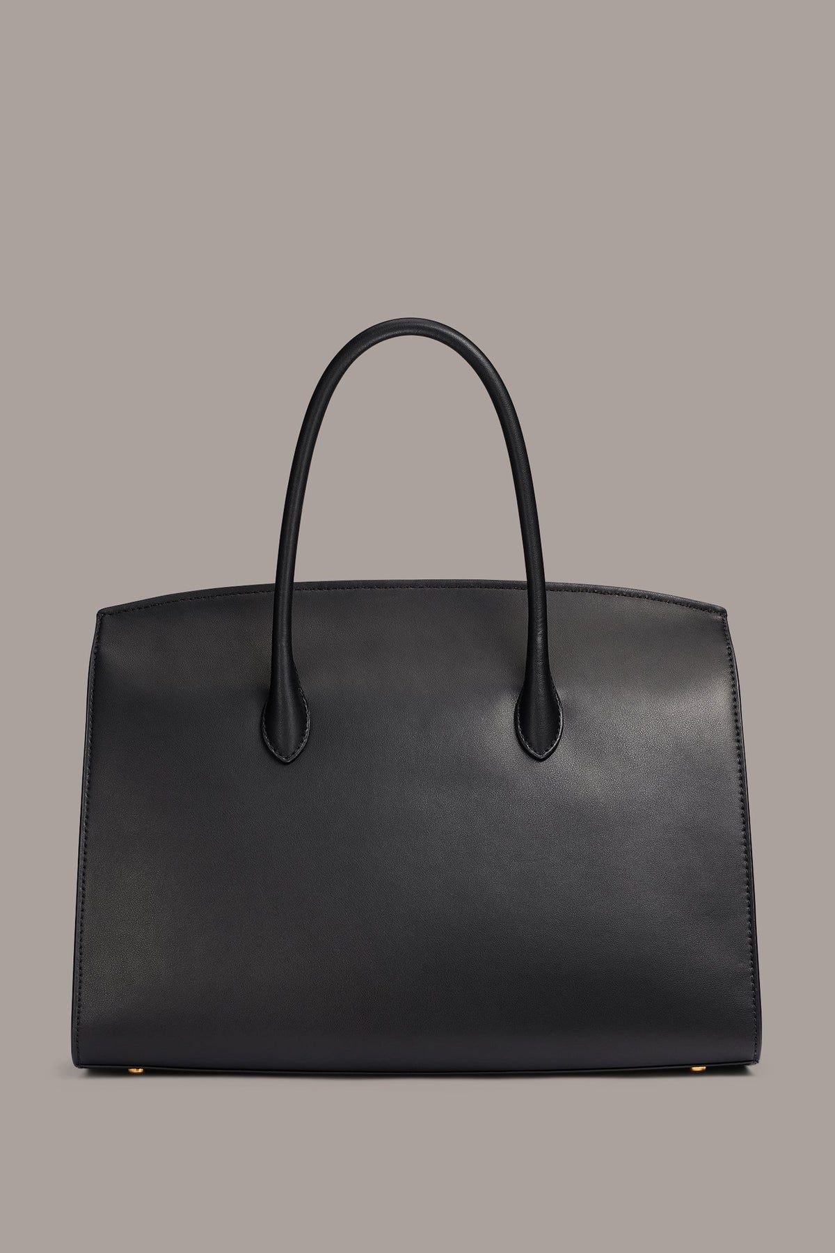 LODEN SATCHEL - Black / Gold
