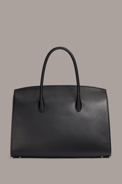 LODEN SATCHEL - Black / Gold