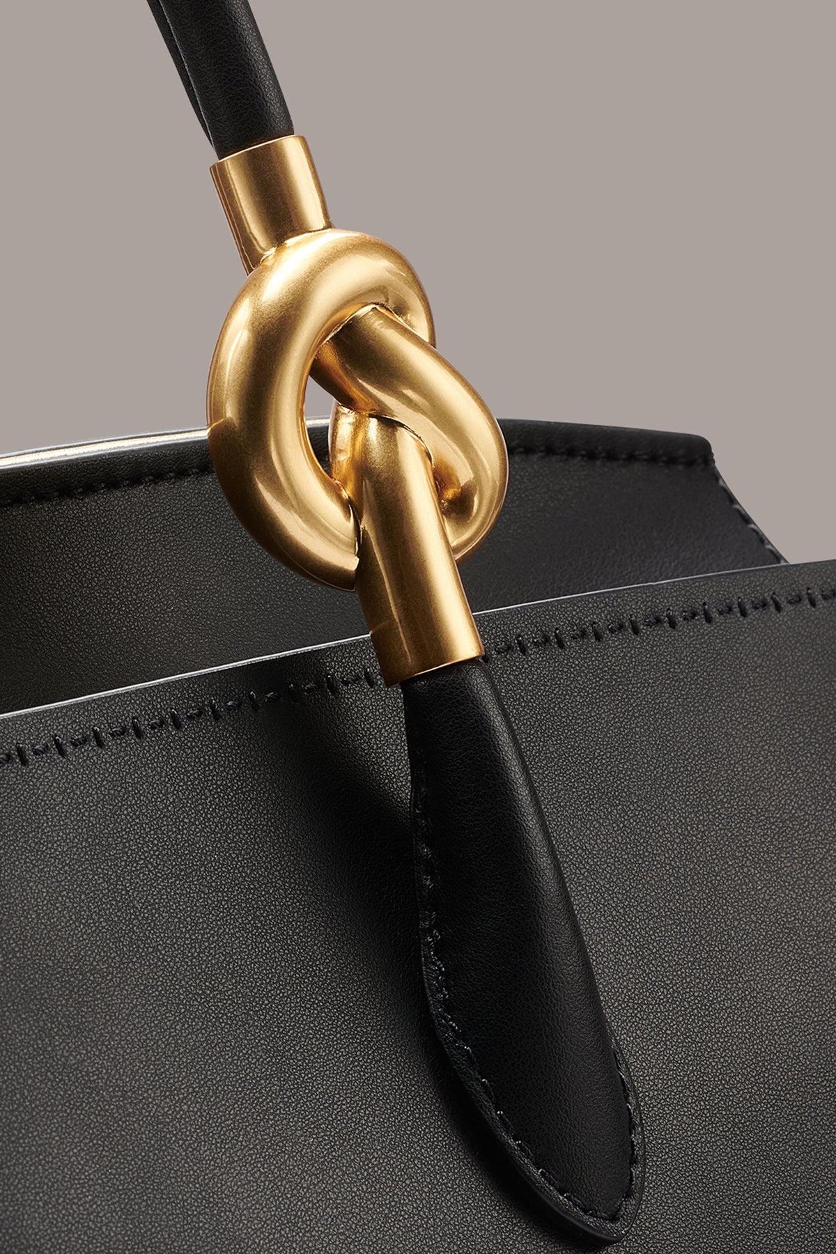 LODEN SATCHEL - Black / Gold