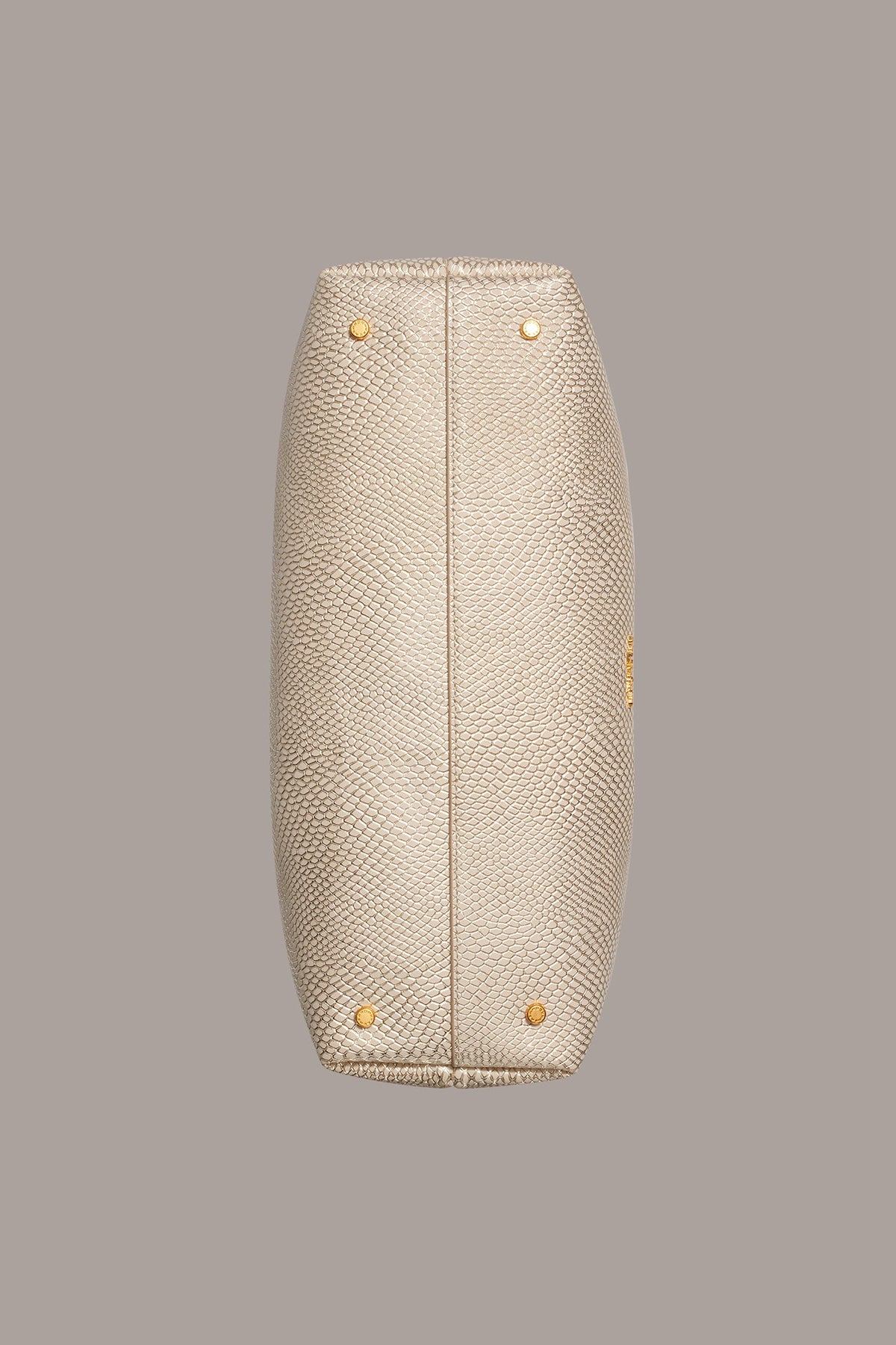 CAMBRIC SNAKE TOTE - Metallic Bone