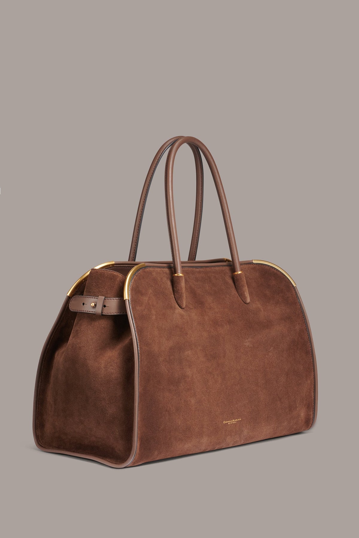 SATIN TOTE - Chocolate