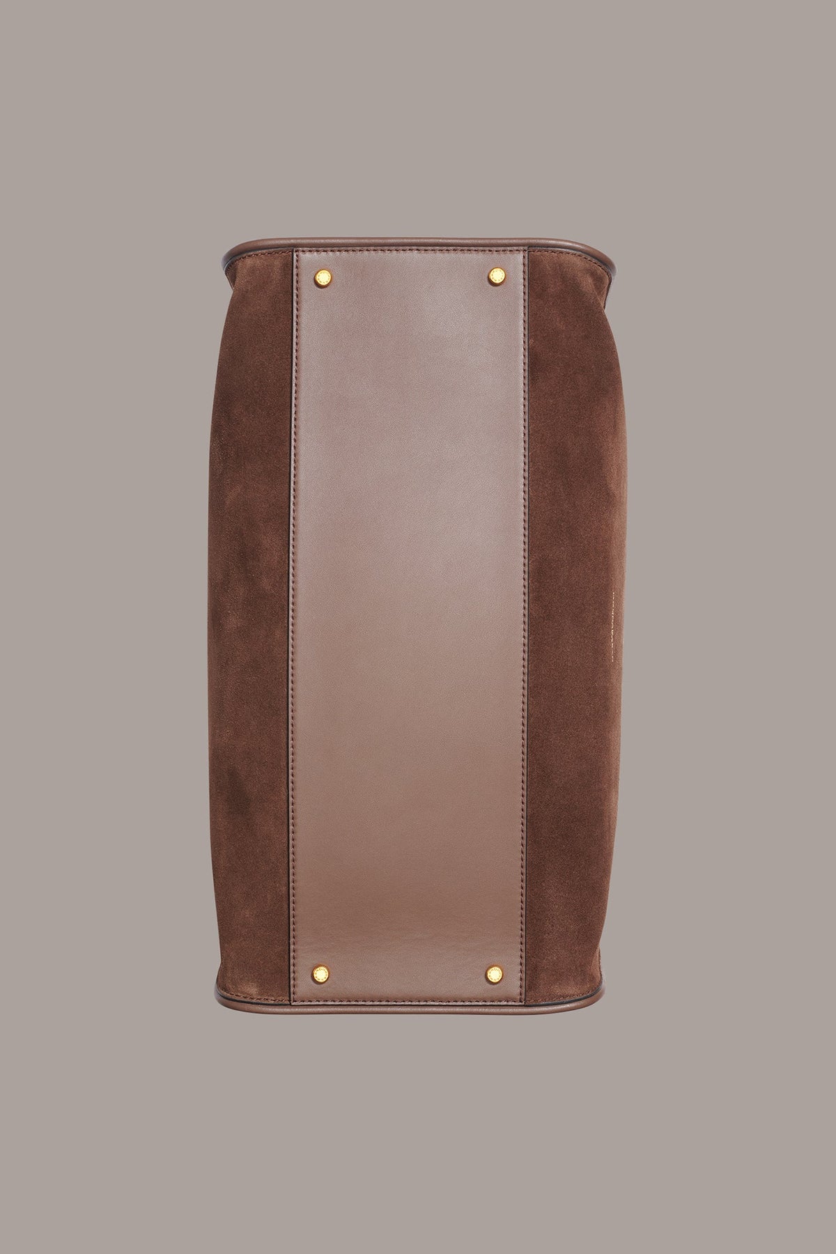 SATIN TOTE - Chocolate