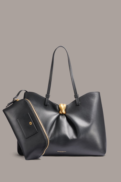 CAMBRIC TOTE - Black / Gold