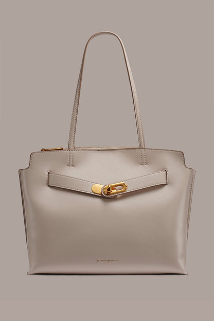 BRIDGEHAMPTON LEATHER TOTE - Sand