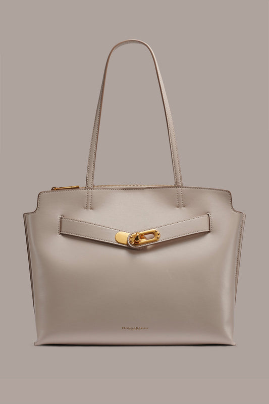BRIDGEHAMPTON LEATHER TOTE - Sand
