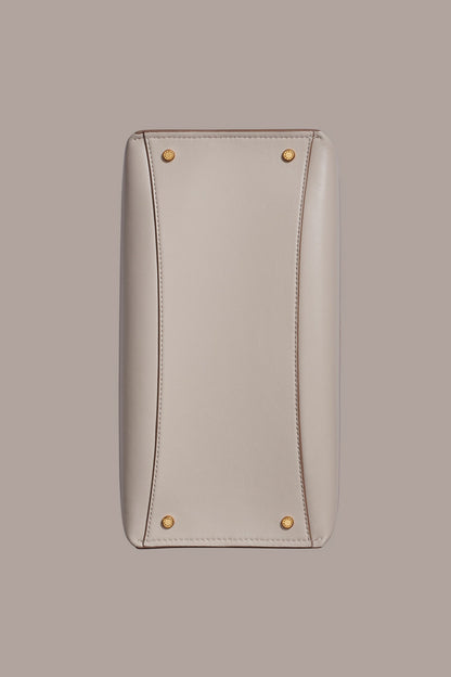 BRIDGEHAMPTON LEATHER TOTE - Sand
