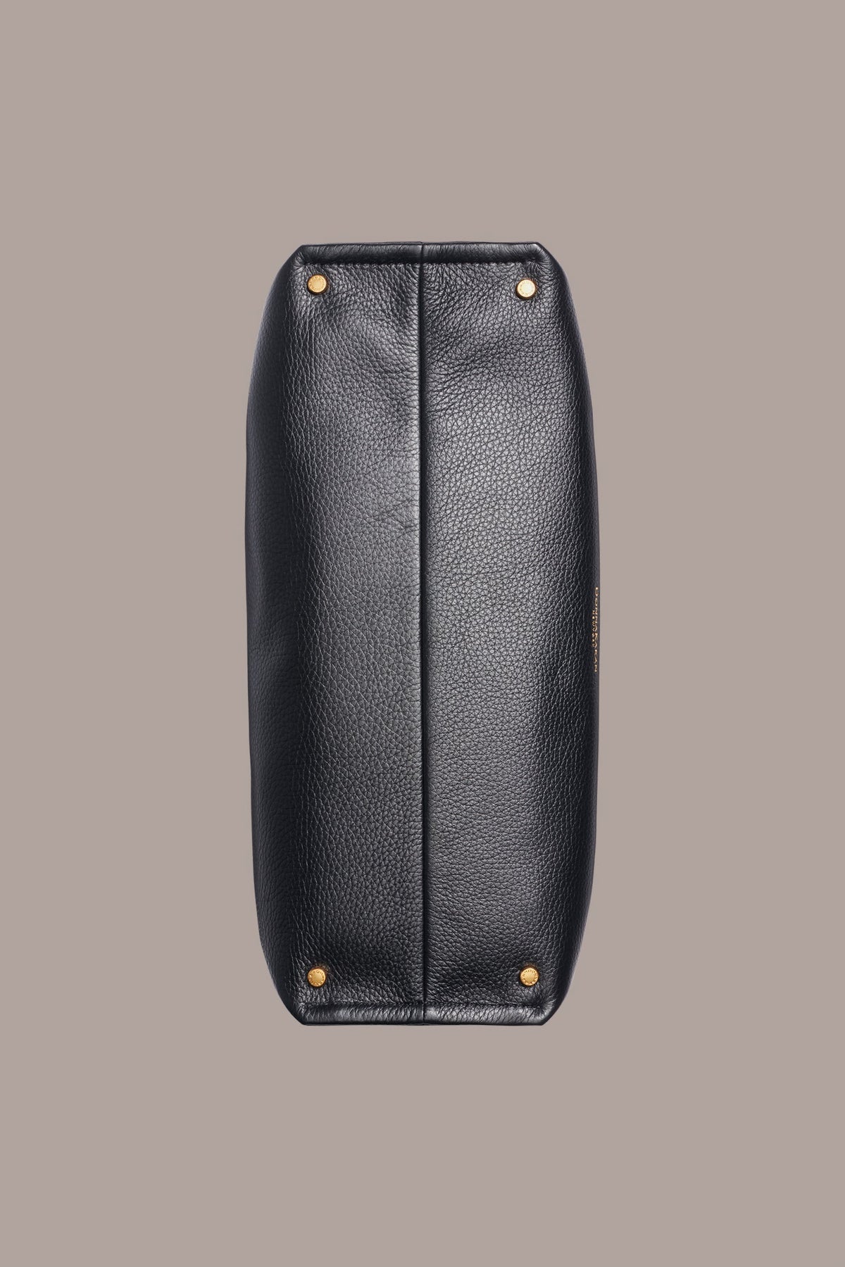 CASHMERE MEDIUM TOTE - BLACK/GOLD