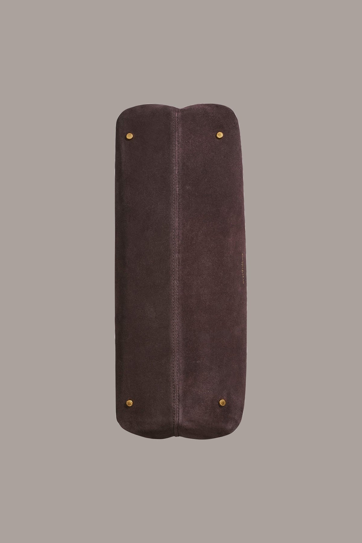 GEORGETTE SUEDE TOTE - CHOCOLATE PLUM