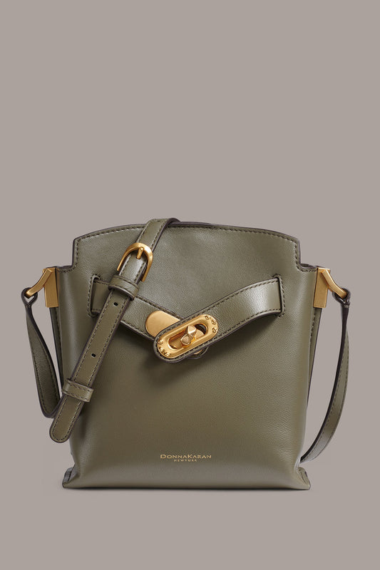 BRIDGEHAMPTON LEATHER CROSSBODY BAG - Capers