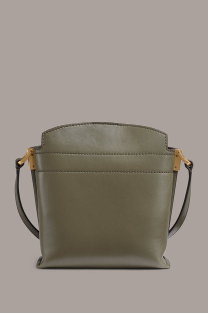 BRIDGEHAMPTON LEATHER CROSSBODY BAG - Capers