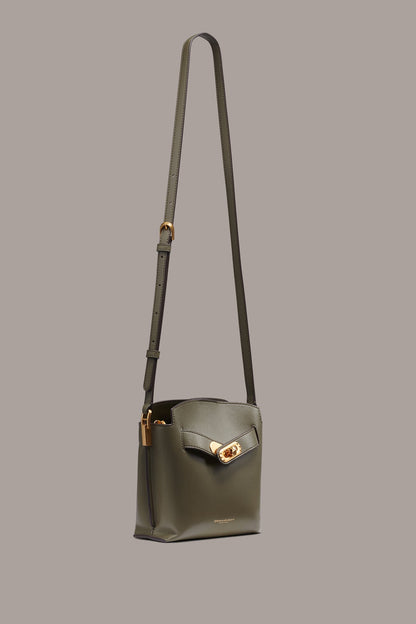 BRIDGEHAMPTON LEATHER CROSSBODY BAG - Capers