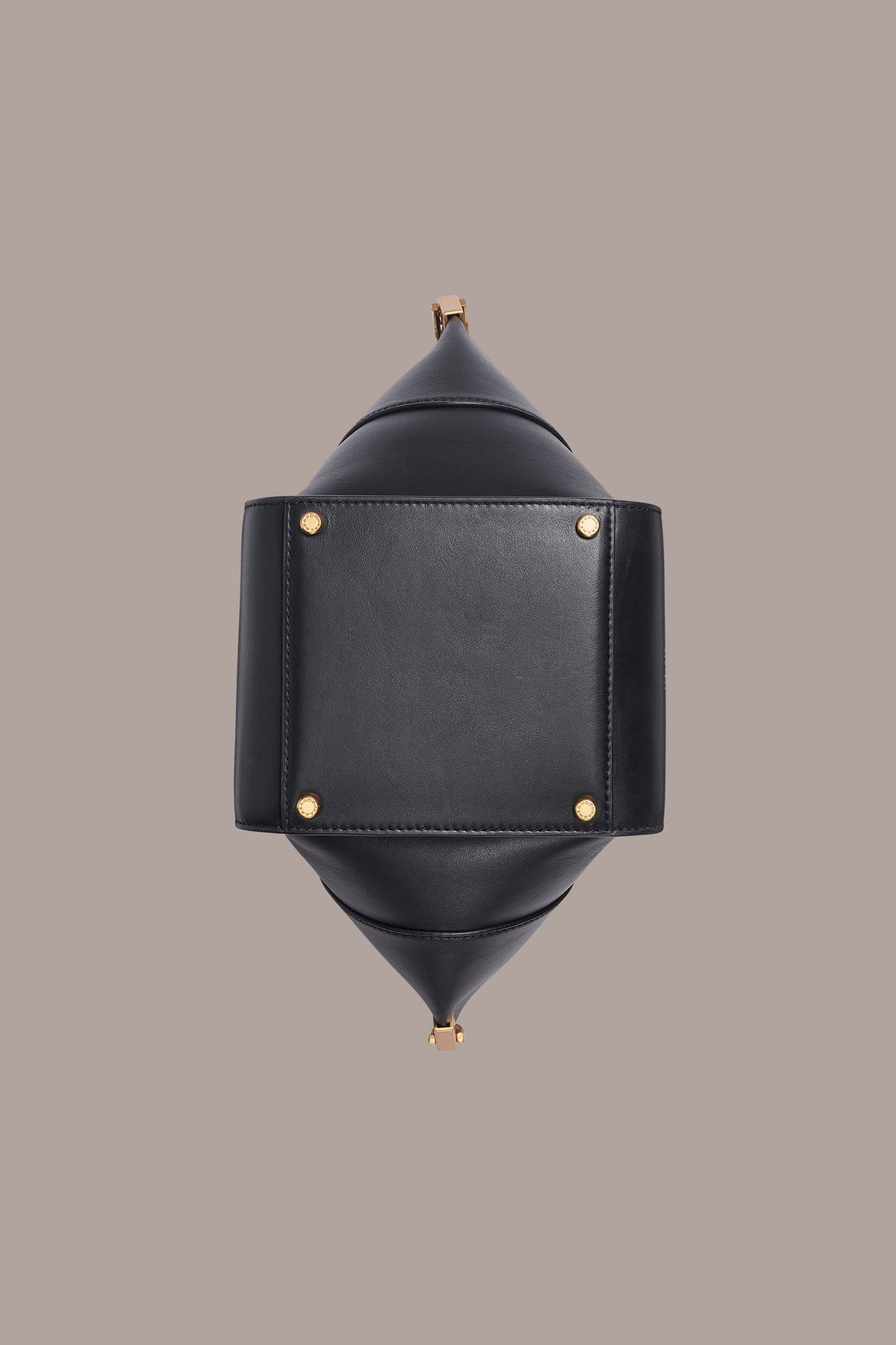 BALDWIN LEATHER CROSSBODY BAG - Black / Gold