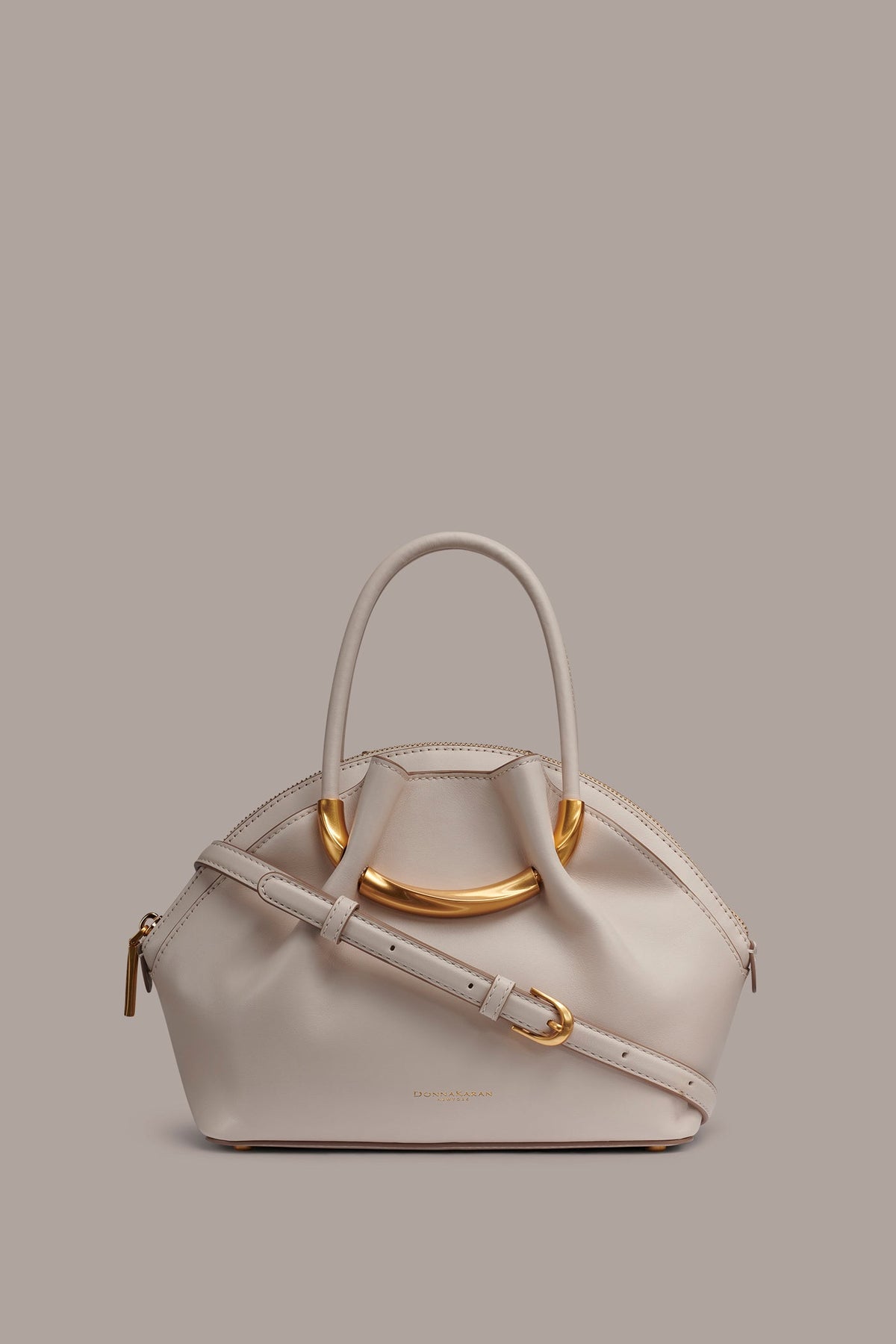 OXFORD LEATHER CROSSBODY BAG - Sand